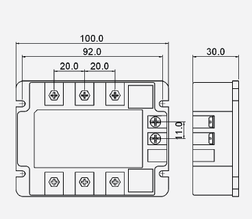 TSR-AA系列固態繼電器尺寸圖.png TSR-AA系列固態繼電器尺寸圖.png